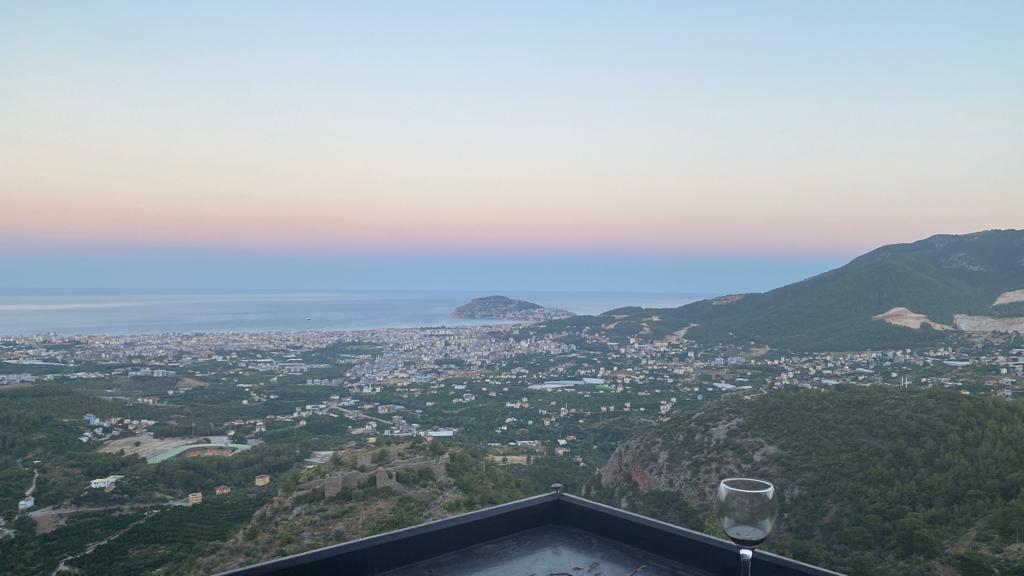 Authentic Alanya Experience: Alanya city view from Atmaca Teras at dusk.